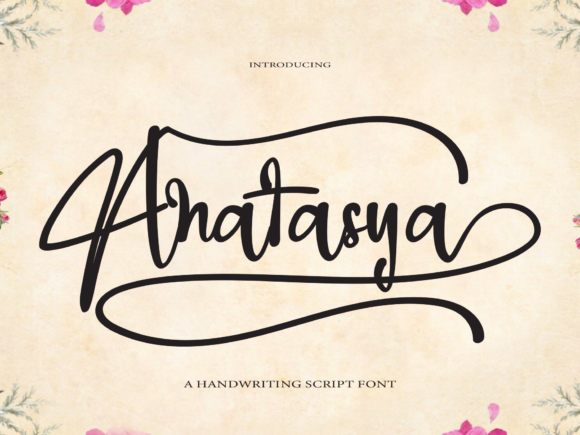 Anatasya: A Sweet Handwritten Font