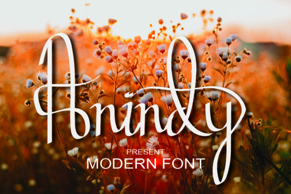 Anindy: A Handwritten Font for Elegant Design