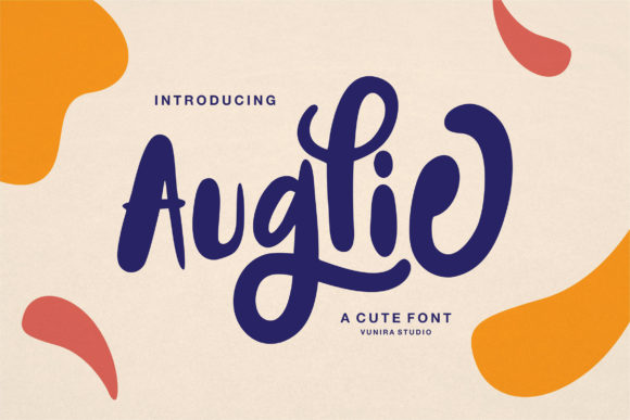 Auglie: A Joyful Handwritten Font