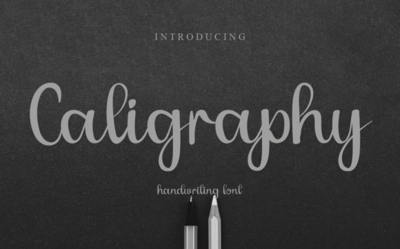 Caligraphy: A Flowing Font for Impact