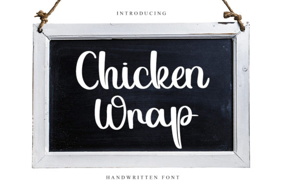 Chicken Wrap: A Stylish Font for Creative Campaigns