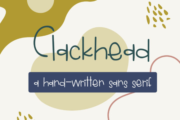 Clackhead: Handwritten Font for Web Design
