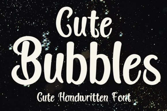Cute Bubbles Font for Elegant Design