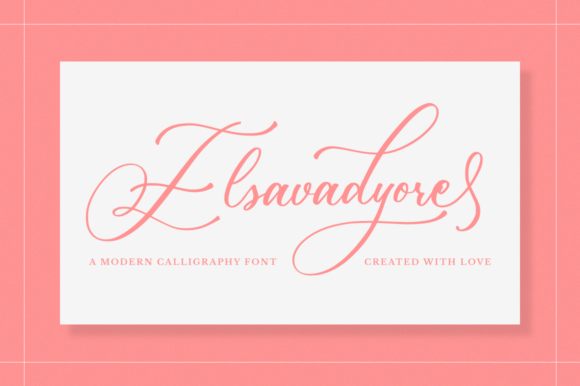 Elsavadyore: A Font for Elegant Branding
