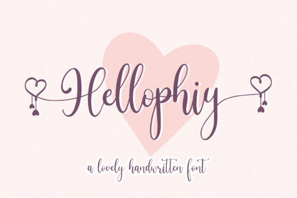 Hellophiy: A Charming Handwritten Font for Web Design