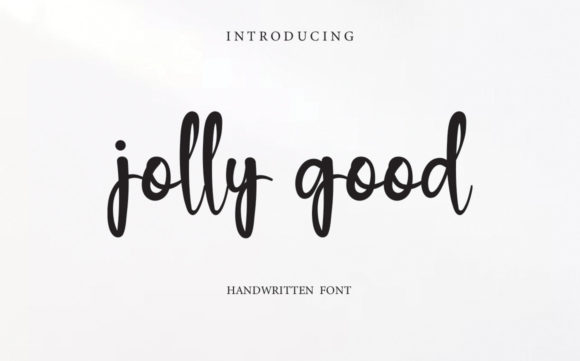 Jolly Good: A Flowing Font for Creative Projects