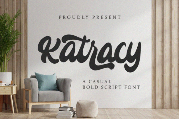Katracy: A Bold Handwritten Font
