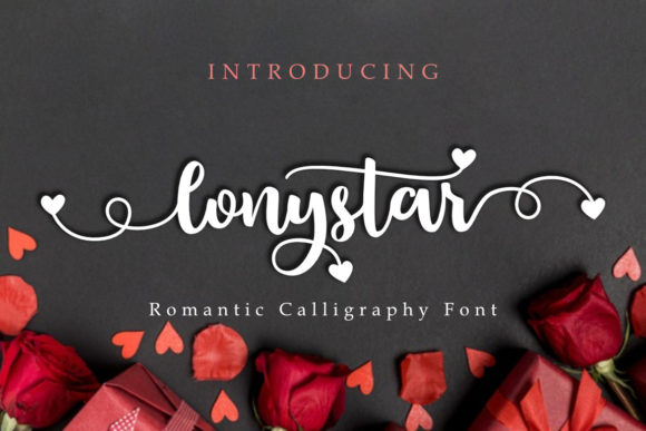 Lonystar: A Romantic Handwritten Font