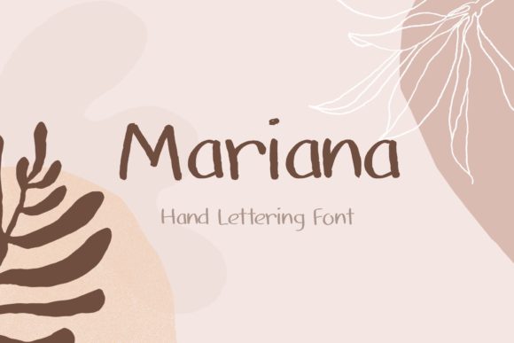 Mariana: A Cute Handwritten Font for Creative Projects