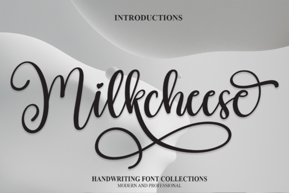 Milkcheese: A Script Font for Elegant Design