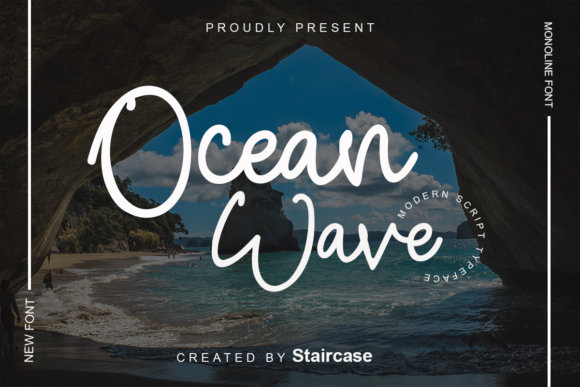 Ocean Wave Font: A Stylish Script for Designers