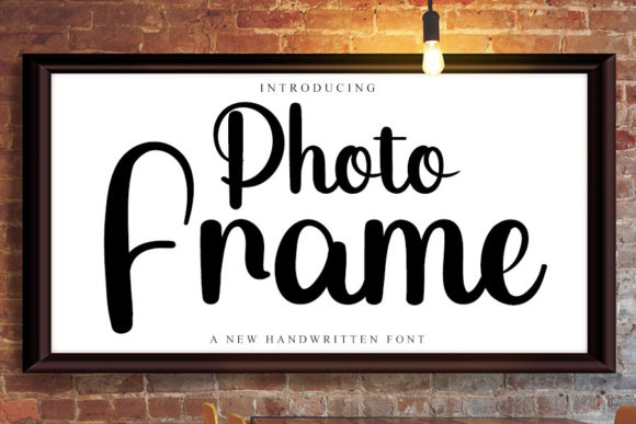 Photo Frame: A Stylish Font for Business Branding