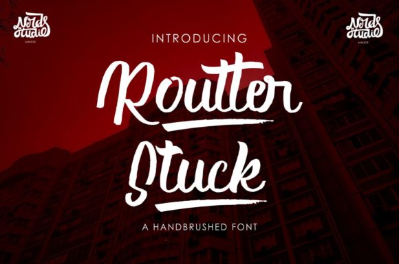 Routter Stuck: A Handwritten Font for Crafters