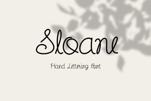 Sloane: Elegant Script Font for Crafters