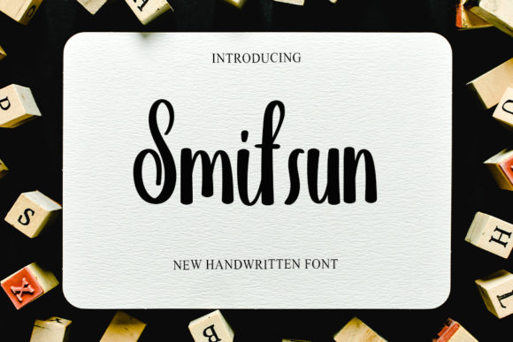 Smitsun: A Playful Font for Bold Campaigns