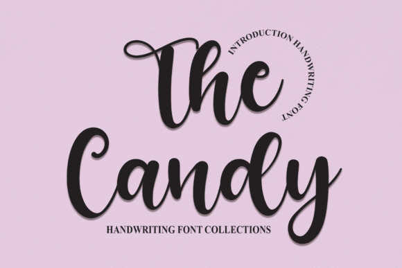 The Candy: A Flowing Script Font for Creative Projects